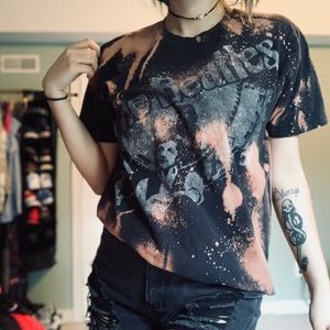 Custom vintage Beatles oversized band t-shirt